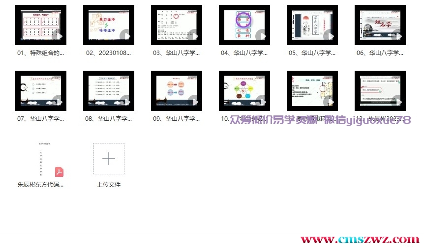 朱辰彬-华山八字深化答疑12集视频课程插图1