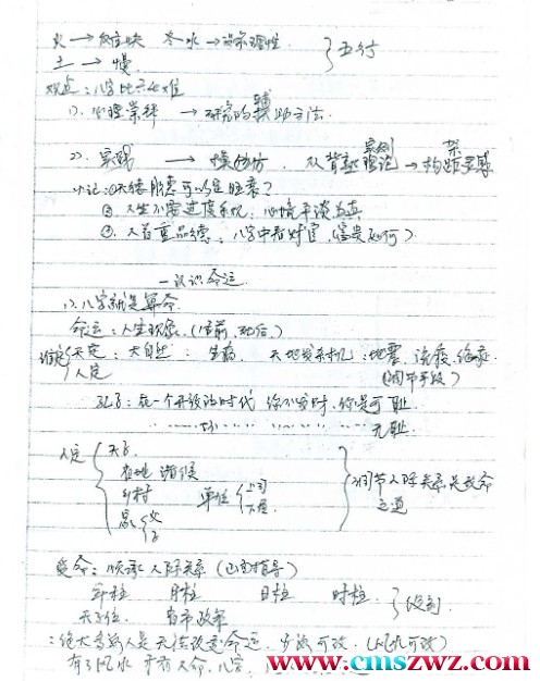 徐伟刚-2010年正统八字笔记插图1