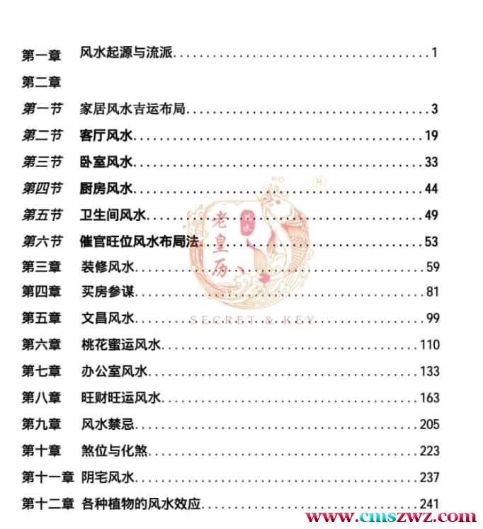 老皇历风水布局方术245页插图1