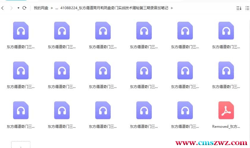 东方循道周月莉阴盘奇门实战技术揭秘第三期录音加笔记插图