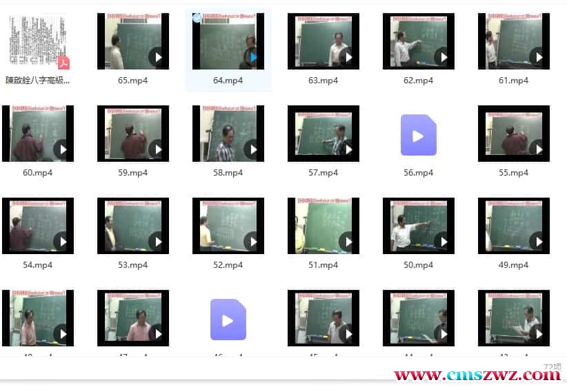 陳啟銓八字1-65集培训视频+講義插图1