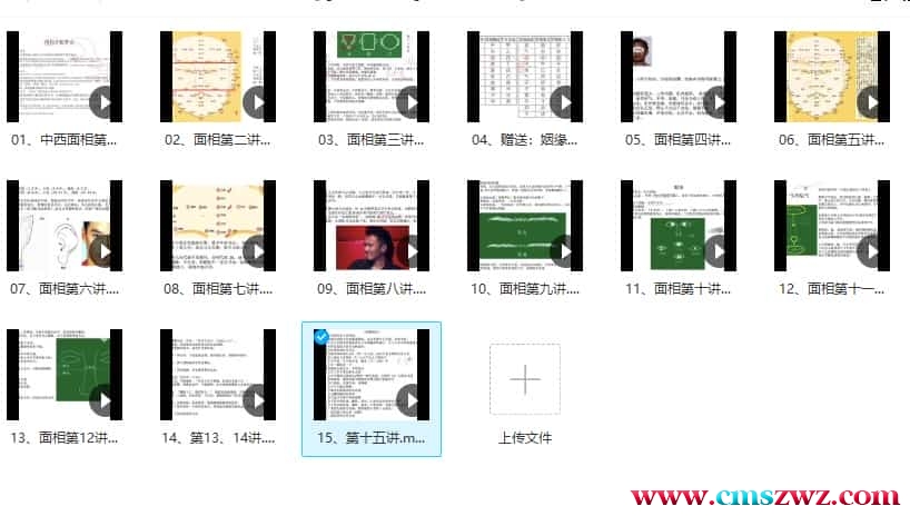 七星山人传道 面相视频系列课15集课程插图1