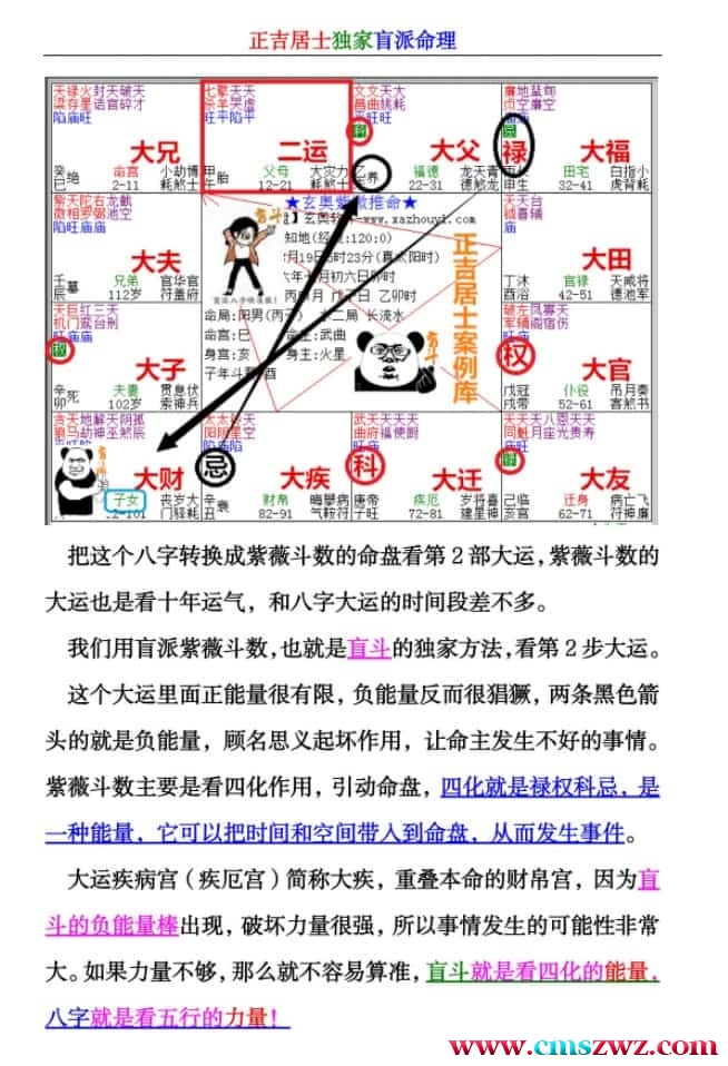 正吉居士《盲派八字的第二本书》539页插图1