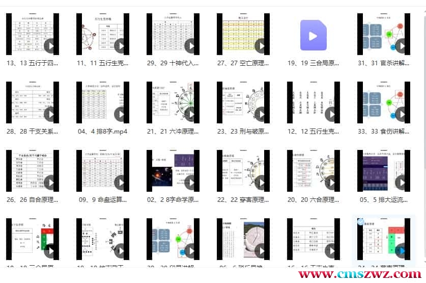 2023【星辰命里】八字命里学系统课程35集插图1