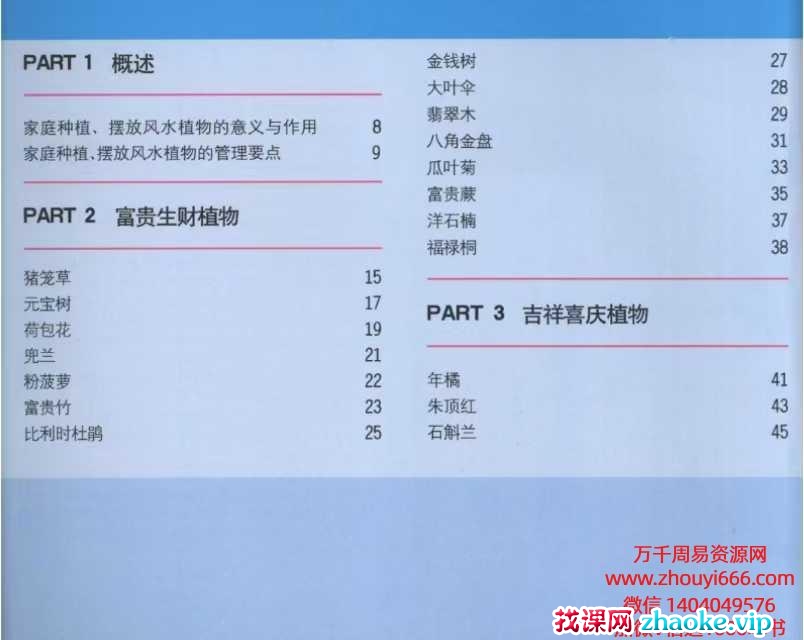 家庭种植、摆放风水植物的管理要点 、家居风水植物 pdf 96页