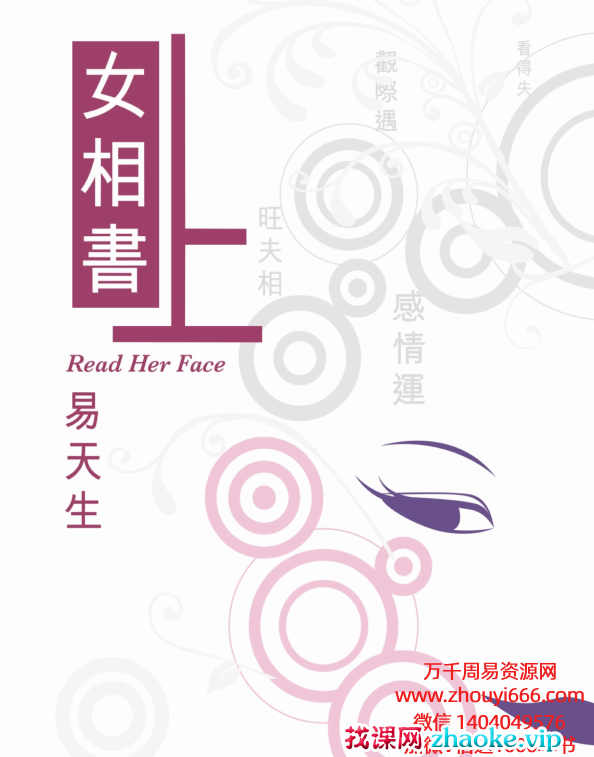 易天生女相书上下2本PDF文档分别316页，324页