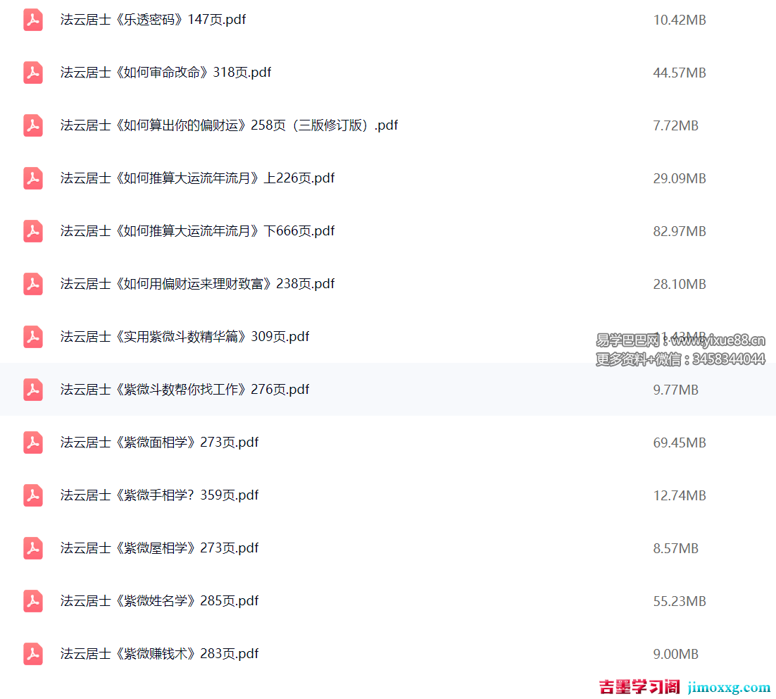 法云居士13套资料合集