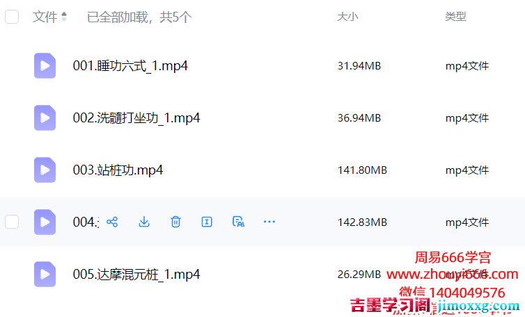 五大禅定实修法门 5集视频