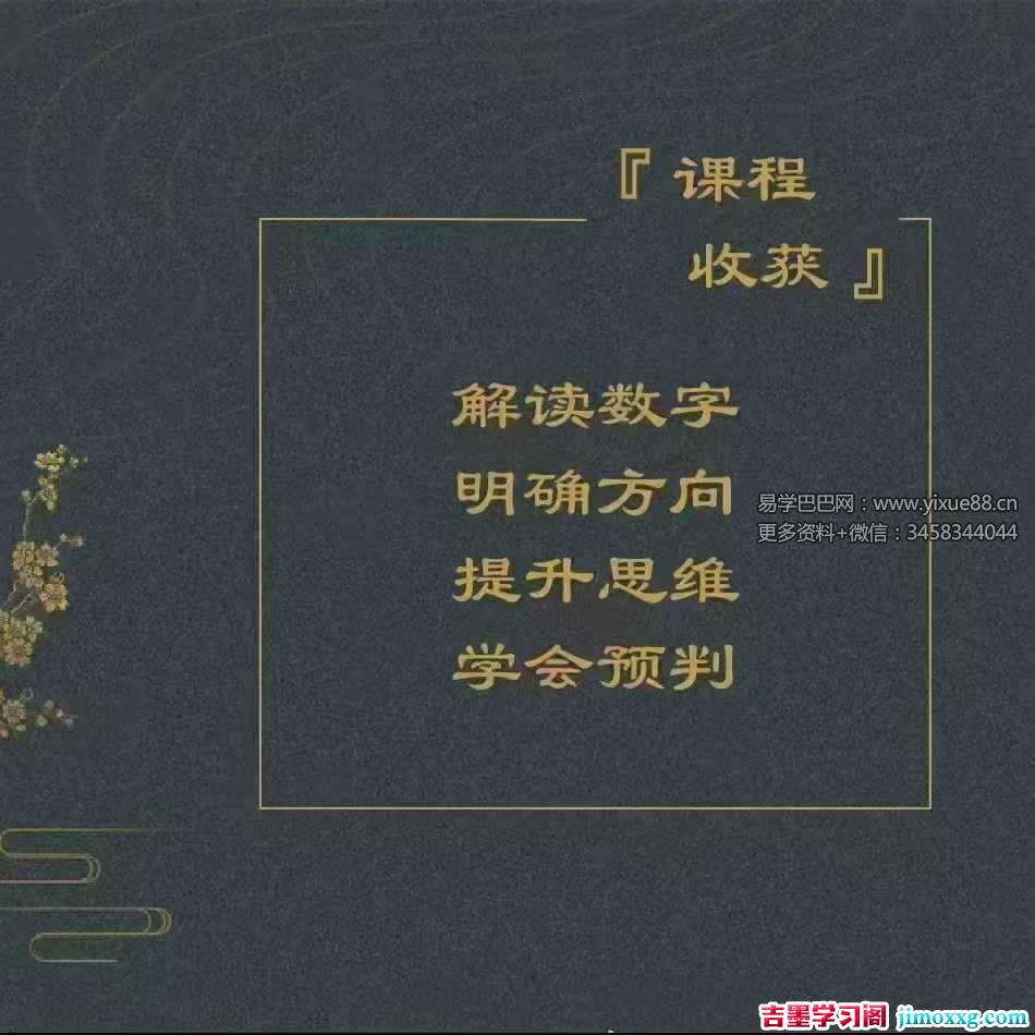 宫沐书院 数字磁场 八星核心密码40集