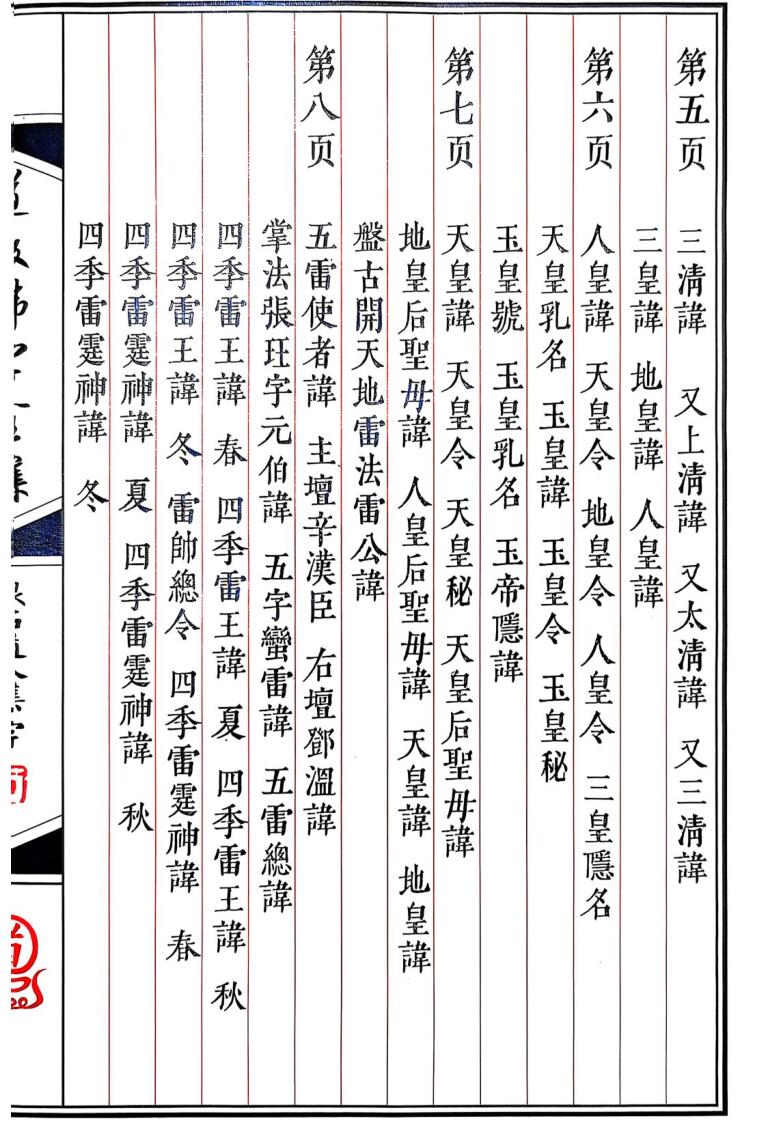 秘讳《道教讳字全集》讳字大全插图3 秘讳《道教讳字全集》讳字大全插图3