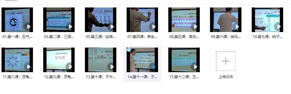 2508174 子午流注中级班课程 1期+2期视频大合集Y插图1