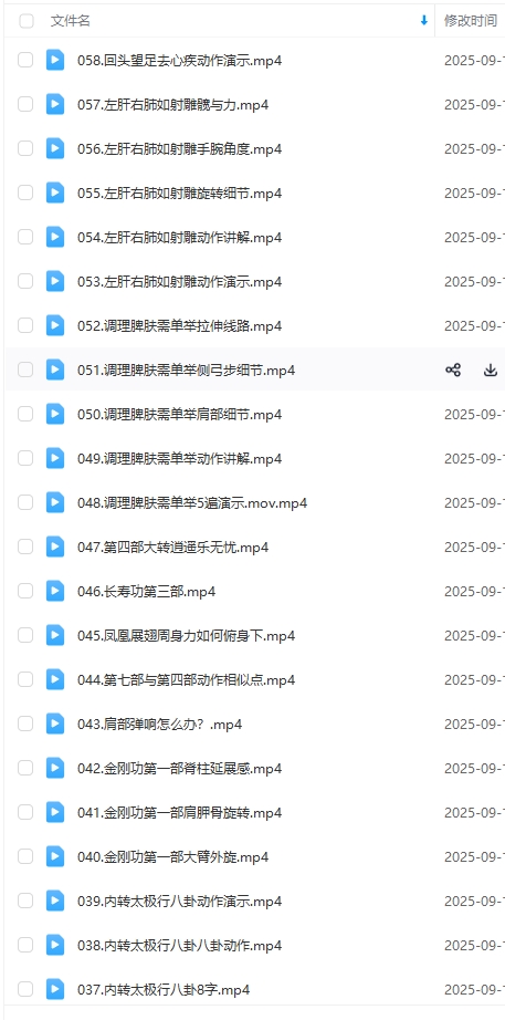 250975 金刚功长寿功解析课程58集插图