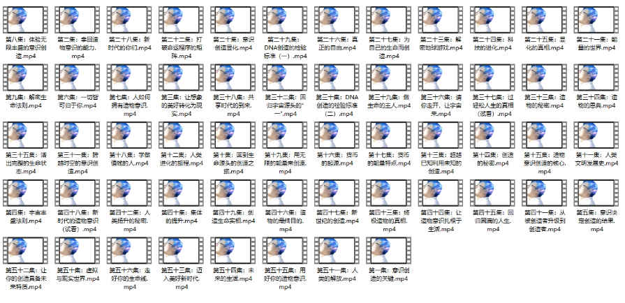 2512171 造物意识2999元【56集】显化课程