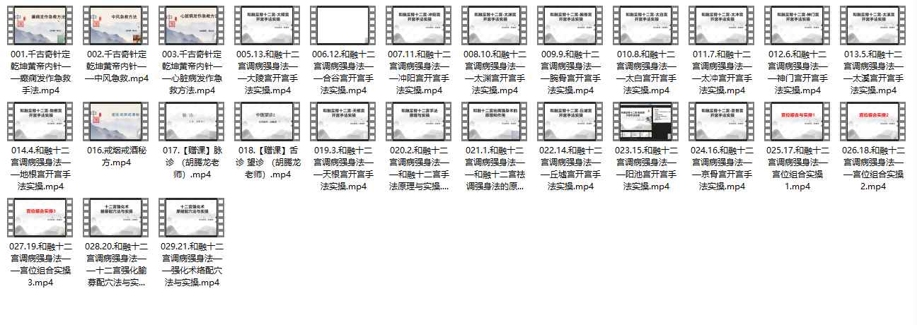 2512215和融十二宫调病强身法九期27集