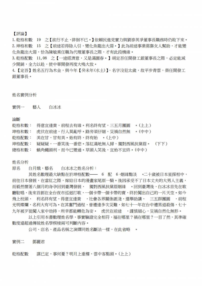 杨鹤朋《251數君王姓名學詳解》《萬數歸宗數》