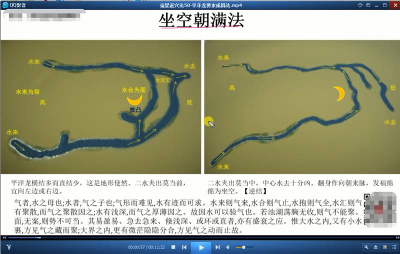 东灵易占 辩龙寻龙—流星赶穴法！录像视频104集